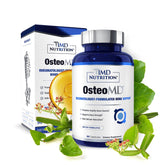 1MD Nutrition OsteoMD – Bouteille de capsules prête pour un soutien possible à la densité osseuse.