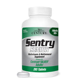 Pastilles 21st Century Sentry Senior sur fond blanc, soutien potentiel à l'énergie quotidienne.