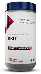 4Life KBU: bouteille de capsules, soutien potentiel à la santé urinaire.