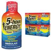 Bouteille 5-hour ENERGY Regular Berry prête à être consommée pour plus d'énergie.