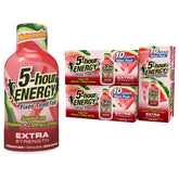 Shot 5-hour ENERGY bouteille saveur pastèque énergie rapide et pratique.