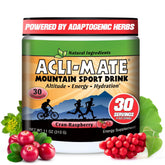 Acli-Mate Montagne poudre: hydratation et acclimatation efficaces en haute altitude.