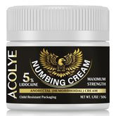 Crème anesthésiante Acolye en bouteille de 50 g, soulagement local rapide.
