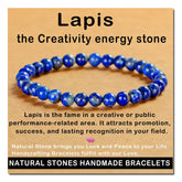 AD Beads bracelet lapis lazuli, équilibre et élégance au quotidien.