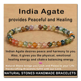 Bracelet AD Beads améthyste pour calme et concentration.