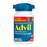 Advil – bouteille ouverte avec capuchon arthrite, ouverture aisée.