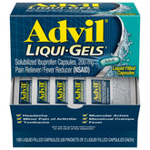 Advil Liqui-Gels : capsules liquides pour un soulagement rapide.