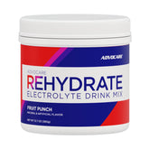 AdvoCare Rehydrate – poudre électrolytique, dissolution facile et hydratation efficace.