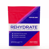 AdvoCare Rehydrate, stick arôme fruits : hydratation pratique pendant l'activité.