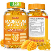 Gomme AEQNJV Magnesium 600 mg en bouteille, pratique pour la routine quotidienne.