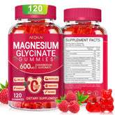 Gommes AEQNJV magnésium glycinate emballage 120 pour soutien quotidien.