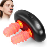 AFFLAT appareil thérapie nasale lumière rouge, vue avant, bouton unique facilitant l’utilisation