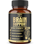 Agobi 9in1 Brain Support bouteille : soutien concentration et énergie durable au quotidien.