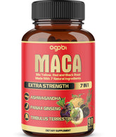 Capsules Agobi Maca avec racine pour énergie et vitalité au quotidien.
