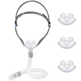 Masque CPAP AIBUTI nasal oreiller, réglage confortable pour le sommeil.