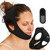 Aikaplus sangle menton anti-ronflement: maintien du menton pour une respiration fluide.