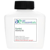 Air Esscentials Santal Aroma: bouteille de 100 ml pour diffusion durable.