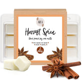 Aira Fall Wax Melt: cubes de cire soja Harvest Spice diffusant une ambiance chaleureuse.