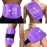 AiricePac compresse glace grand 16x9 violet, soulage les inconforts et favorise la récupération.