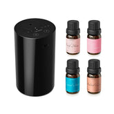 Airversa AN8 noir: diffuseur portable pratique pour voiture et bureau.