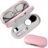 AITIME étui lentilles marbré double-face, pratique en voyage