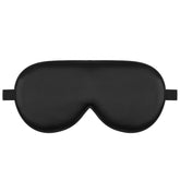Masque ALASKA BEAR en soie mulberry noir, douceur luxueuse pour les yeux sensibles.