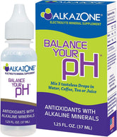 Gouttes AlkaZone alcalinisantes ajoutant du pH à l'eau pour une hydratation plus douce.