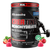 Allcoovita Gomme Créatine: dose 5 g par portion et goût fraise pour énergie.