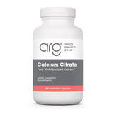 Allergy Research Group Calcium citrate – capsules, 150 mg, absorption efficace pour le quotidien.