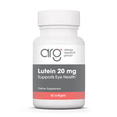 ARG Lutein: bouteille 20 mg soutient la santé visuelle au quotidien