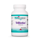 Nutricology Tribiotics : bouteille de gélules soutenant potentiellement l'équilibre intestinal.