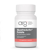 Allergy Research Group QuatreActiv Folate: bouteille sur fond blanc soutenant le métabolisme folaté.