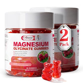 Gommes Alliwise magnésium 600 mg dans bouteille, soutien potentiel sommeil et calme.