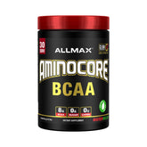 ALLMAX AminoCore poudre BCAA saveur pastèque, boisson rapide et sans sucre pour l'entraînement