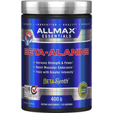 ALLMAX Beta-Alanine poudre, bouteille de 400 g, soutient l’endurance pendant l’entraînement.