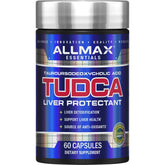 ALLMAX TUDCA+ – Bouteille montrant le soutien potentiel du foie et de la digestion.