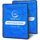 AllSett Health glace XL 11x14 deux packs, couverture généreuse pour zones larges.