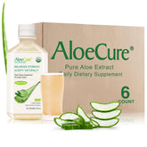 AloeCure - bouteille Aloe Vera Bio, richesse naturelle pour le bien-être quotidien.
