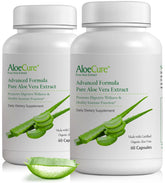 AloeCure: capules dans la bouteille, soutien digestif potentiel et équilibre gastrique.