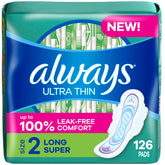 Always Ultra Fin avec Ailes – emballage pratique pour le rangement.