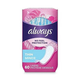 Always protège-slips fins emballés pour une fraîcheur durable toute la journée