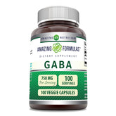 Amazing Formulas GABA – bouteille de capsules, usage quotidien pratique