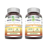 Amazing Formulas Ginseng Complex – bouteille avant, énergie et concentration quotidiennes