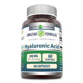 Amazing Formulas Hyaluronic Acid 200 mg capsules dans une boîte pratique pour usage quotidien