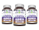 Gelules Amazing Formulas L-Arginine dans l'emballage, pratique pour la routine quotidienne.