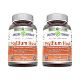 Amazing Formulas psyllium husk 750 mg – bouteille pratique pour une utilisation journalière.