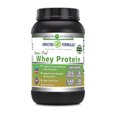Amazing Formulas protéine whey nourri à l'herbe – bouteille et texture prête au mélange