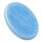 Amazing Gemstone Angelite pierre-inquietude-zen: favorise la détente lors de la méditation.