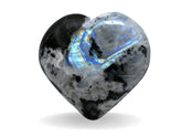 Amazing Gemstone Rainbow Moonstone: cœur palmier pour massage et détente
