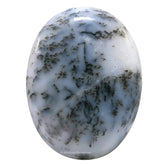 Amazing Gemstone dendrite opale : pierre de paume grande, idéale pour la méditation.
